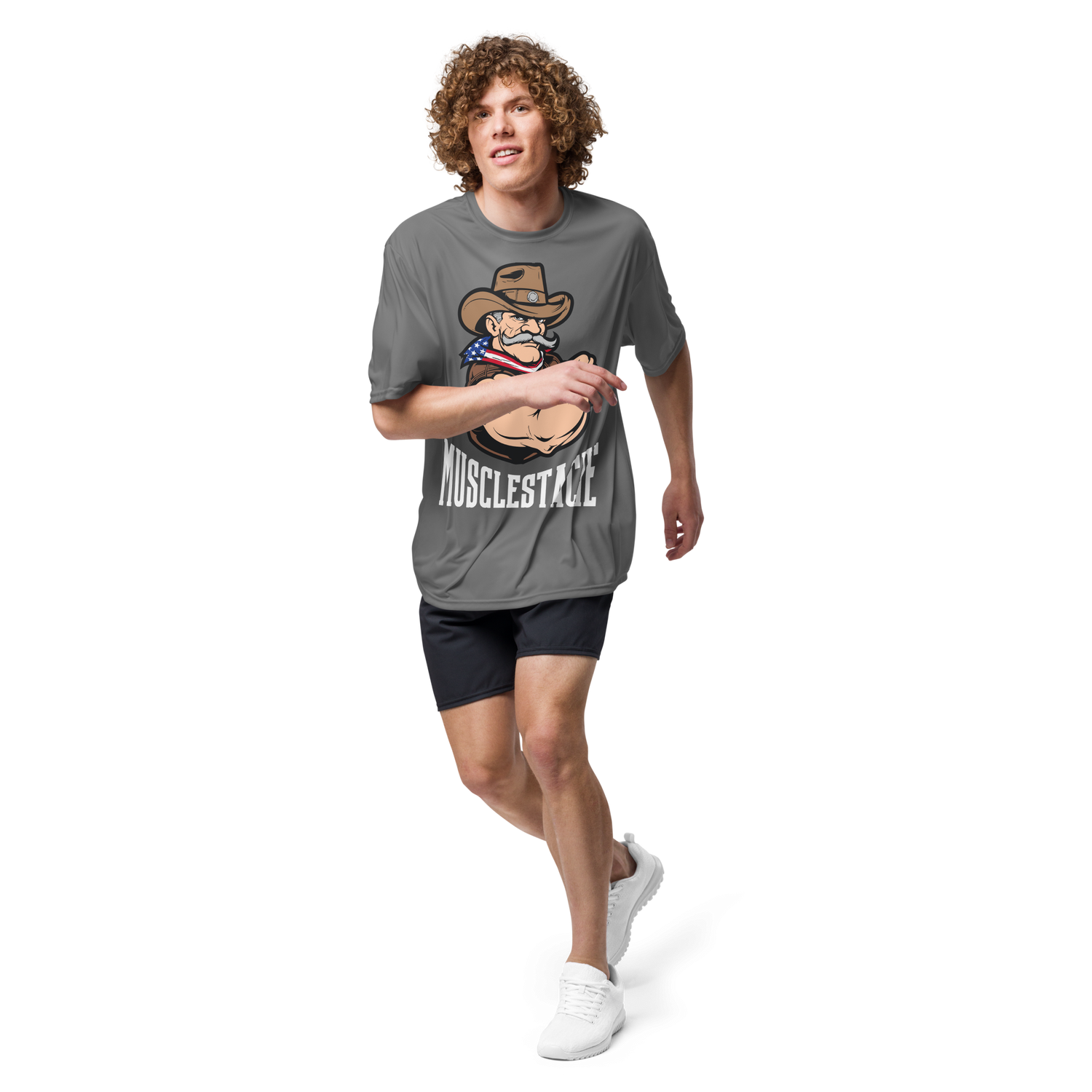 Musclestache Nutrition OG Moisture-Wicking Running Shirt - Musclestache Nutrition