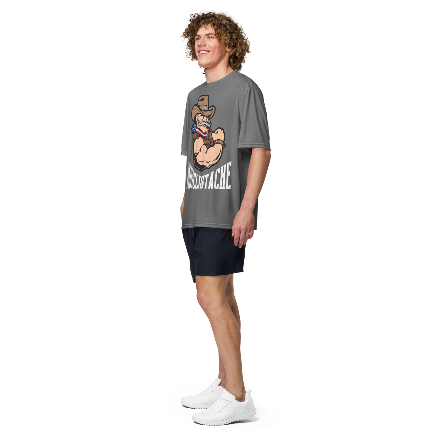 Musclestache Nutrition OG Moisture-Wicking Running Shirt - Musclestache Nutrition