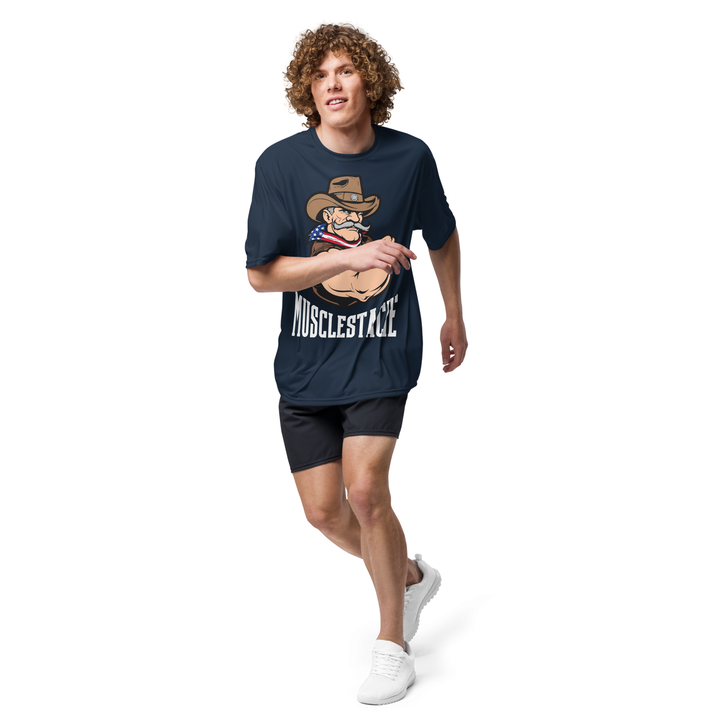 Musclestache Nutrition OG Moisture-Wicking Running Shirt - Musclestache Nutrition