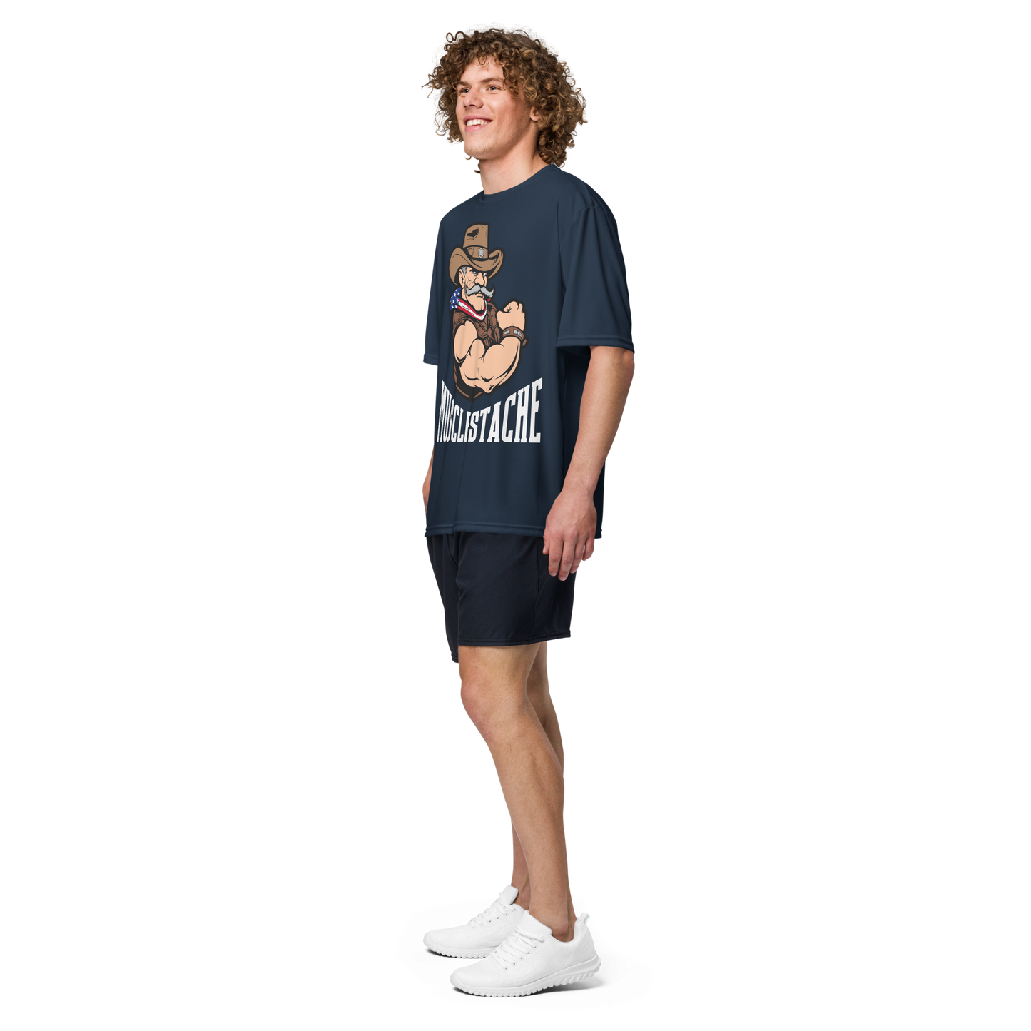 Musclestache Nutrition OG Moisture-Wicking Running Shirt - Musclestache Nutrition
