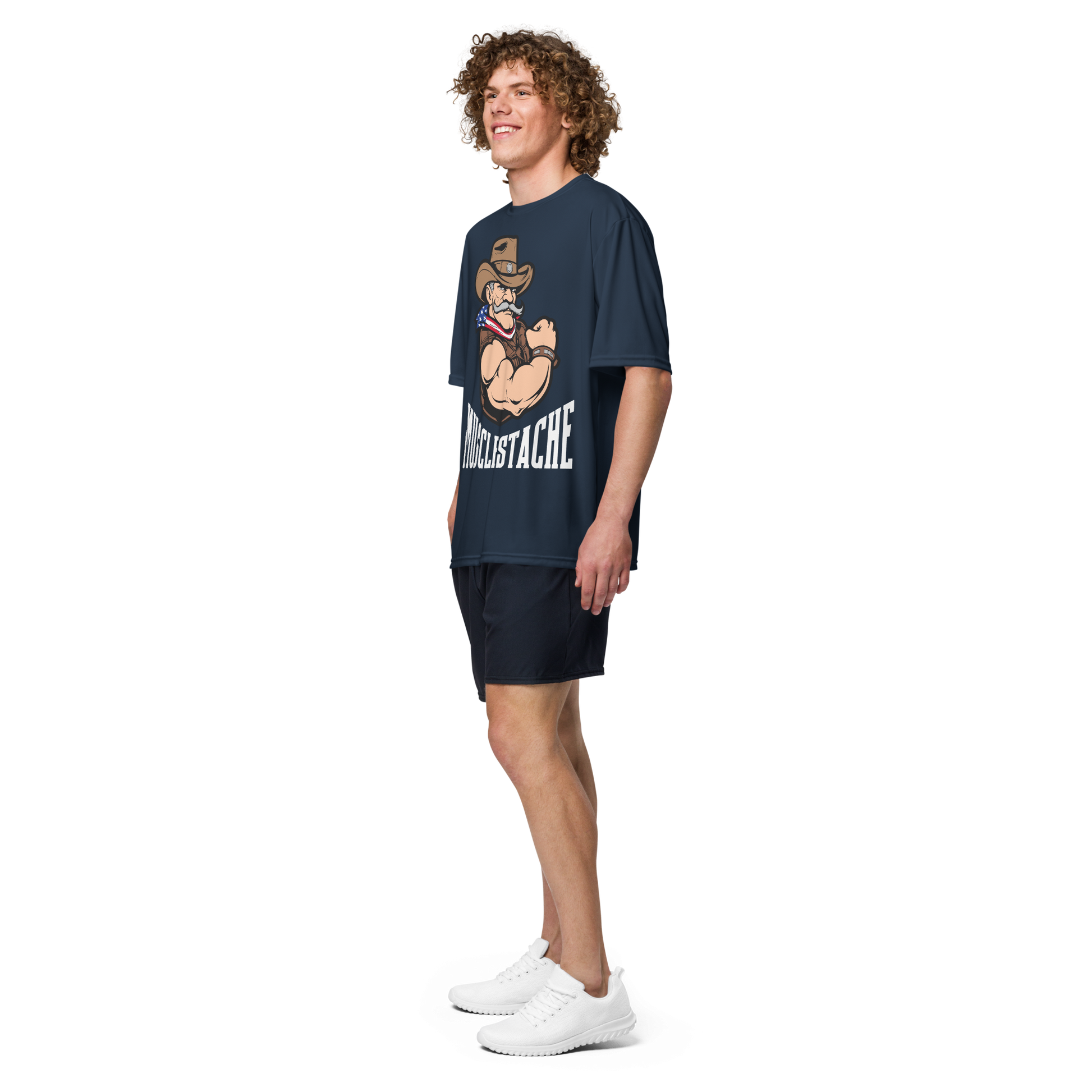 Musclestache Nutrition OG Moisture-Wicking Running Shirt - Musclestache Nutrition