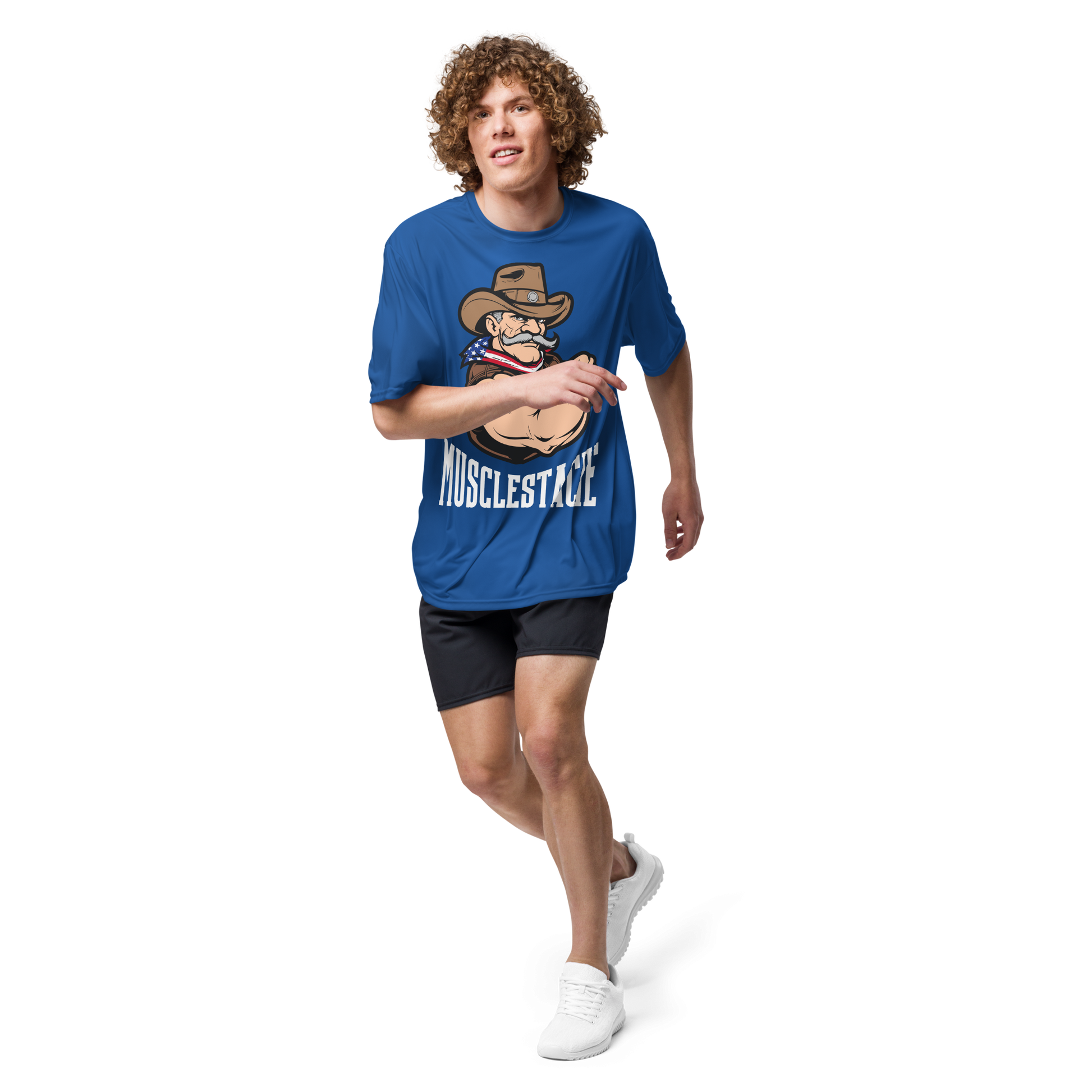 Musclestache Nutrition OG Moisture-Wicking Running Shirt - Musclestache Nutrition