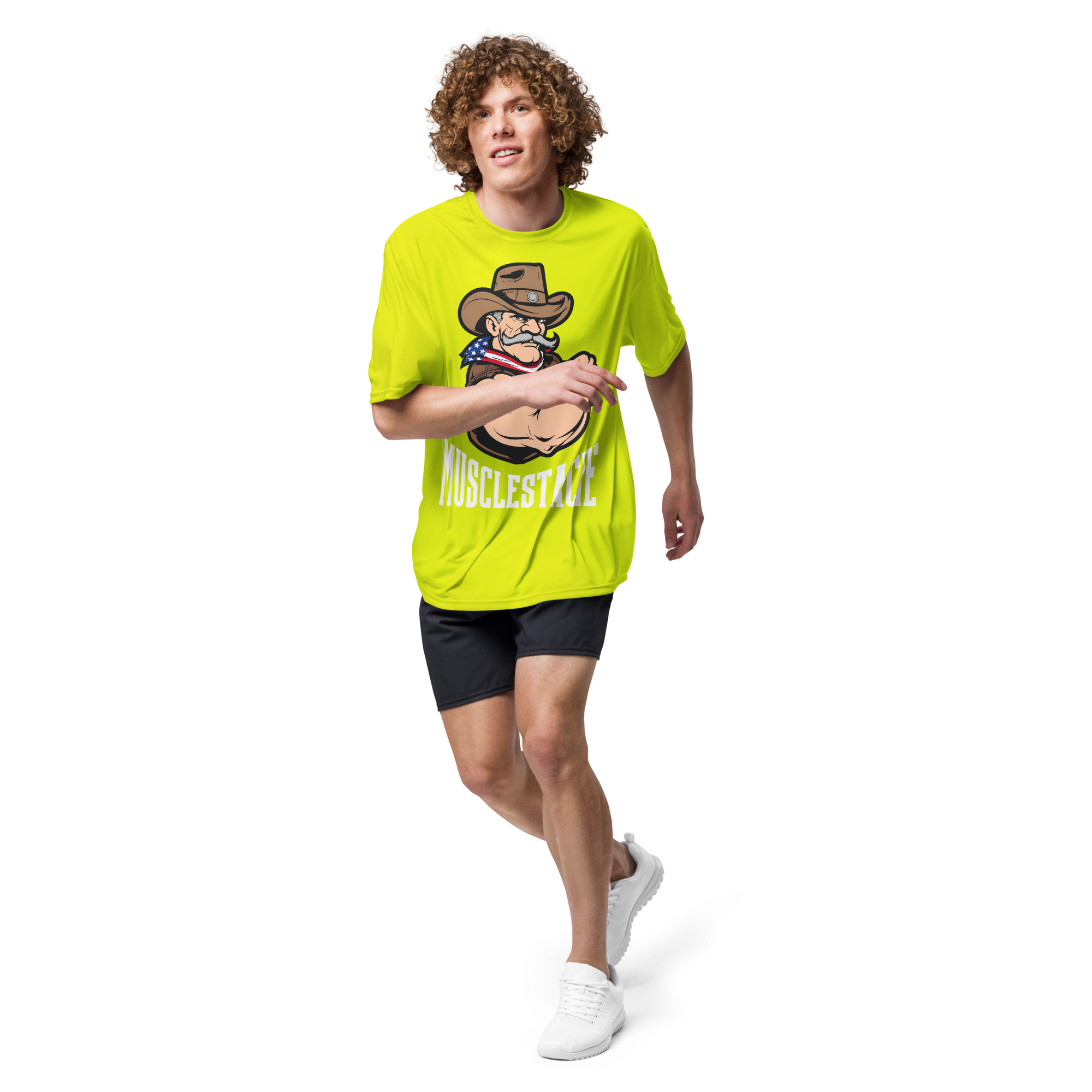 Musclestache Nutrition OG Moisture-Wicking Running Shirt - Musclestache Nutrition