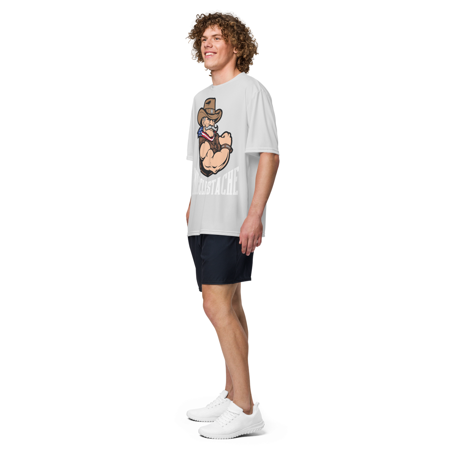 Musclestache Nutrition OG Moisture-Wicking Running Shirt - Musclestache Nutrition