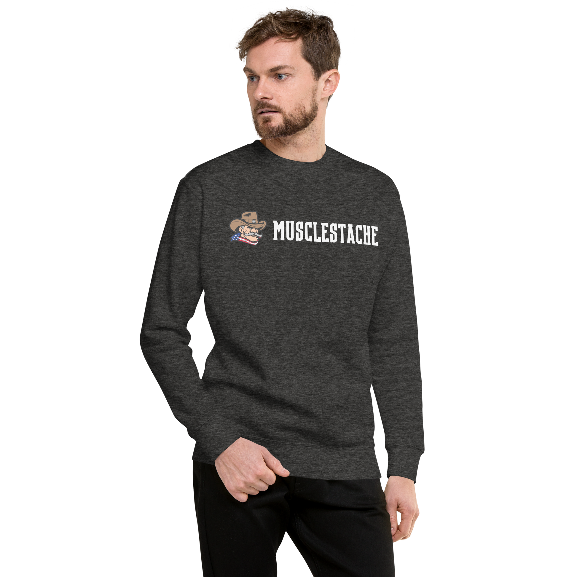 Musclestache Nutrition OG Premium Sweatshirt - Musclestache Nutrition