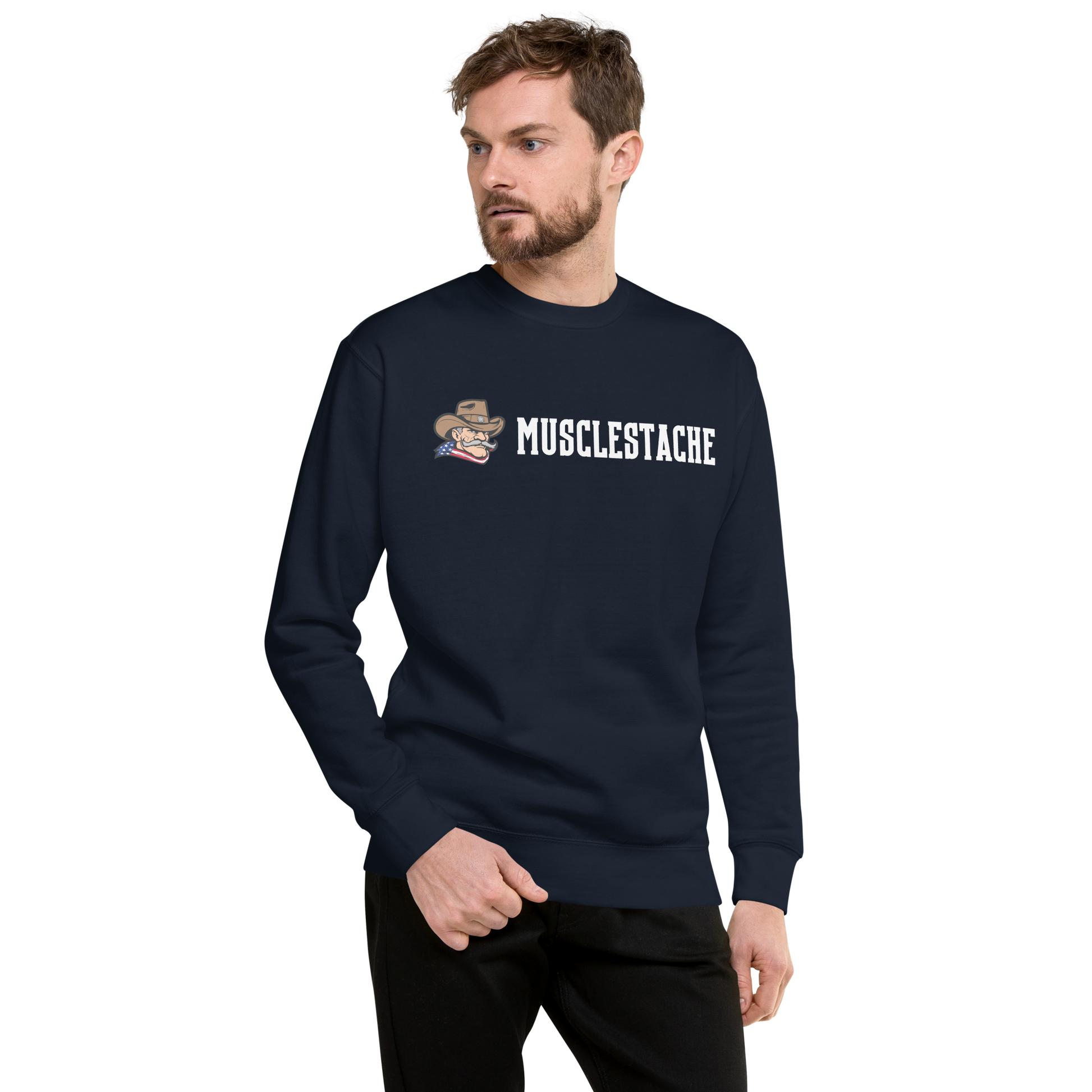 Musclestache Nutrition OG Premium Sweatshirt - Musclestache Nutrition